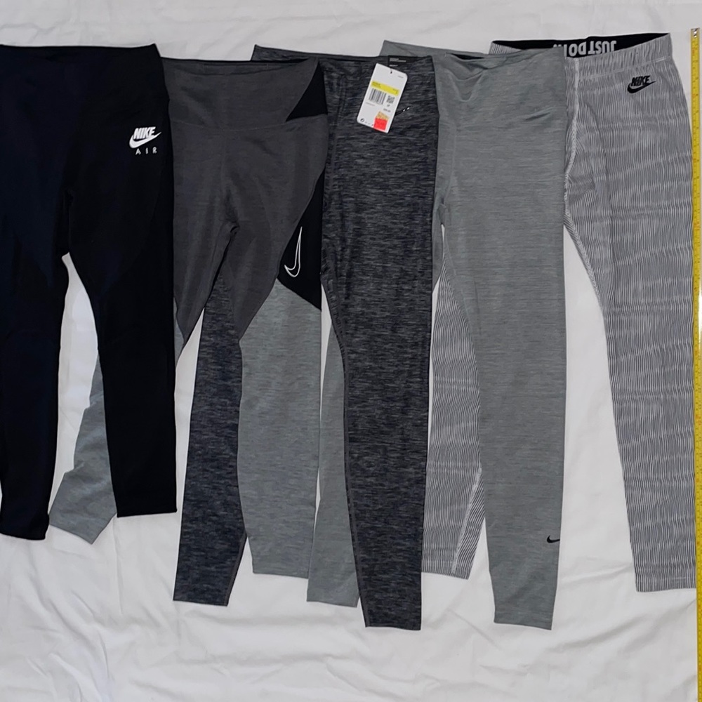 Lot of 5 Nike leggings